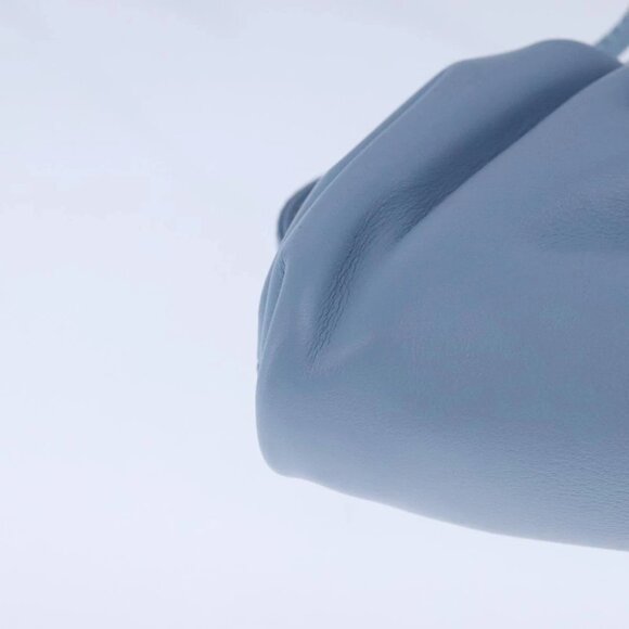 BOTTEGA VENETA The Pouch Leather Light Blue Auth 106740V - Picture 6 of 16